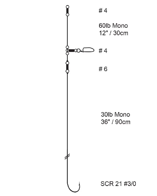 Cox & Rawle Smoothhound Rig 3/0