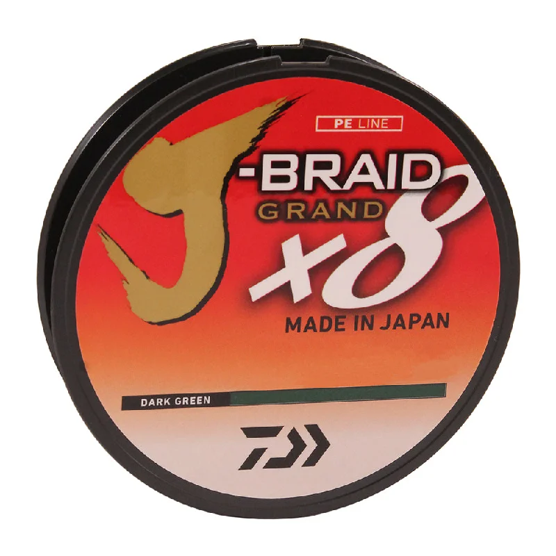 Fishing leaders for fluorocarbon fly-Daiwa J-Braid Grand X8 Braided Fishing Line