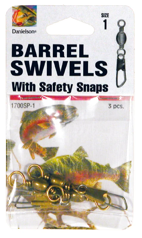 Danielson Barrel Swivels & Safety Snaps