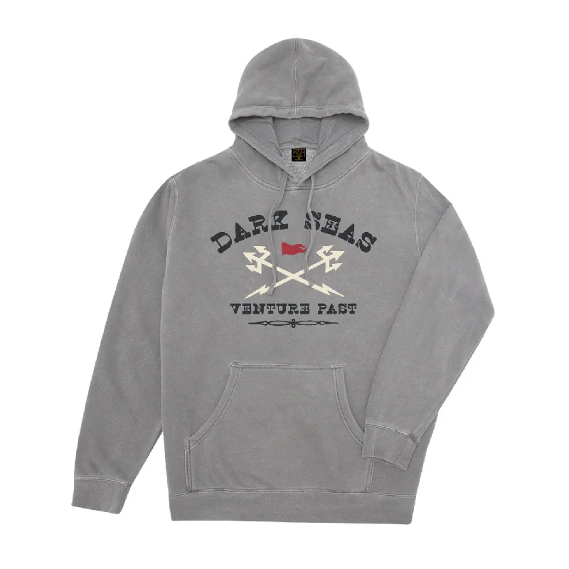 Comfortable fishing hoodies for all-day fishing trips-Dark Seas Tumbleweed Pigment Hoodie