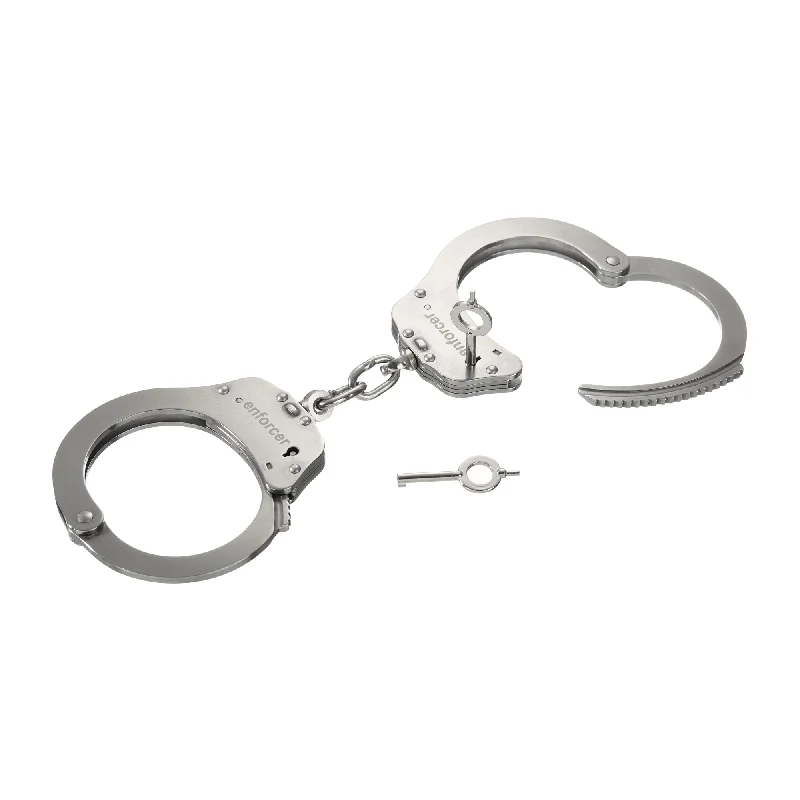 Handcuffs Oversized with Chain Stainless Steel