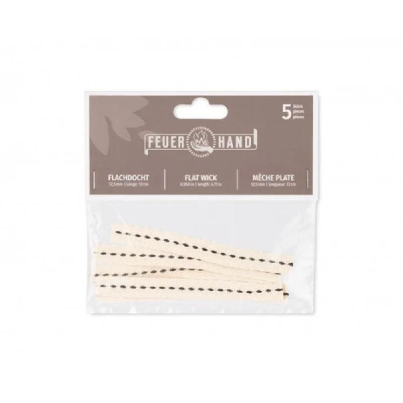 Flat Wicks 5-Pack