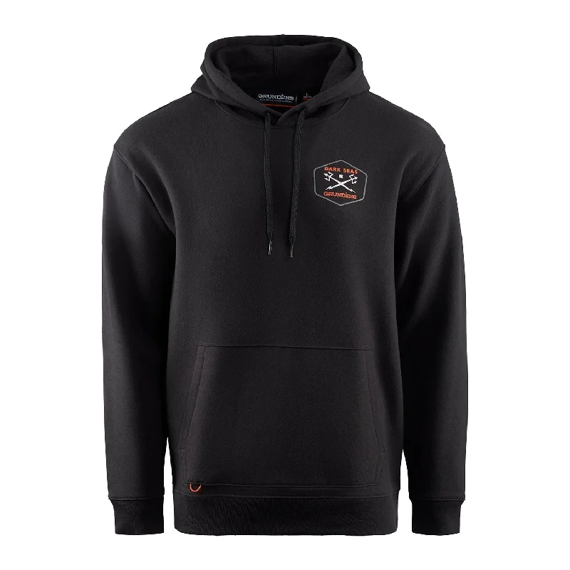 Comfortable fishing hoodies for outdoor hobbies-Grundens - Dark Seas X Grundens Deploy Hoodie