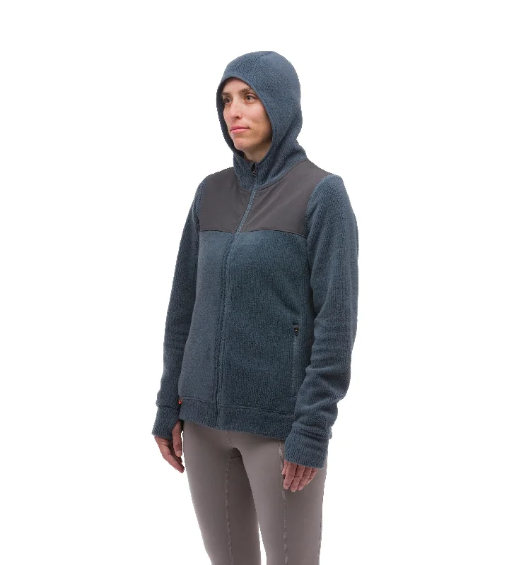 Durable fishing hoodies for all types of fishing adventures-Grundens Women's Bering Fleece Full-Zip Hoodie