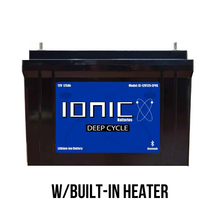 Ionic Lithium 12V 125Ah Dual Purpose Battery w/ Heater