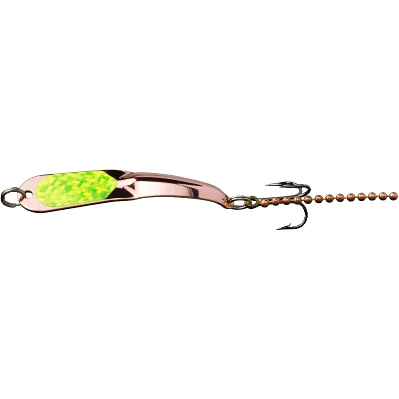 Iron Decoy Steely Spoon | Copper-Chartreuse; 1/10 Oz.