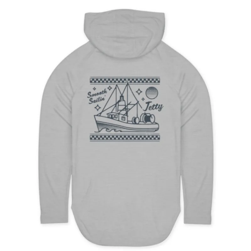 Stylish fishing hoodies for fishing tournaments-Jetty - Cruise UV Hoodie