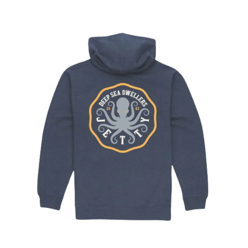 Custom fishing hoodies for team and group events-Jetty - Kids Octopod Hoodie