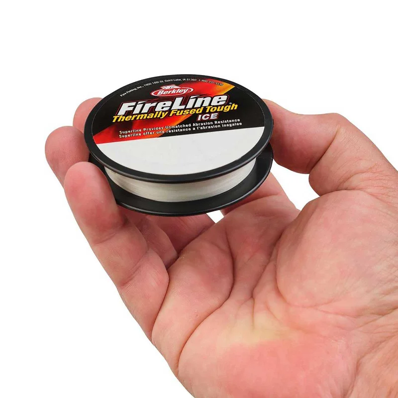 Fishing leaders for fluorocarbon spinning-Ligne À Pêche Fusionnée Berkley Firelinemd, Cristal, 125 Vg