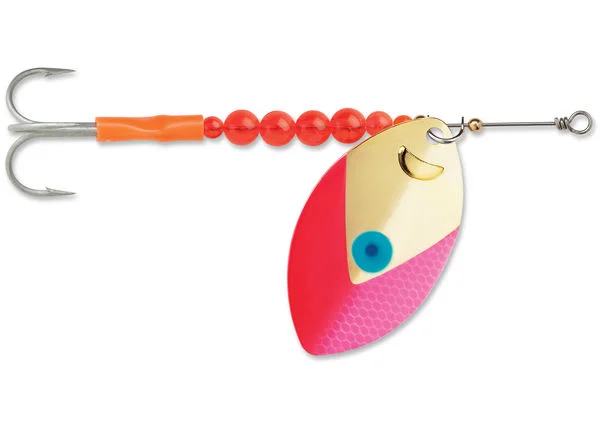 Luhr-Jensen Hydro Vibe Extreme 006; 5"; 7/16 Oz.; Gold Fluorescent Red/Pink UV