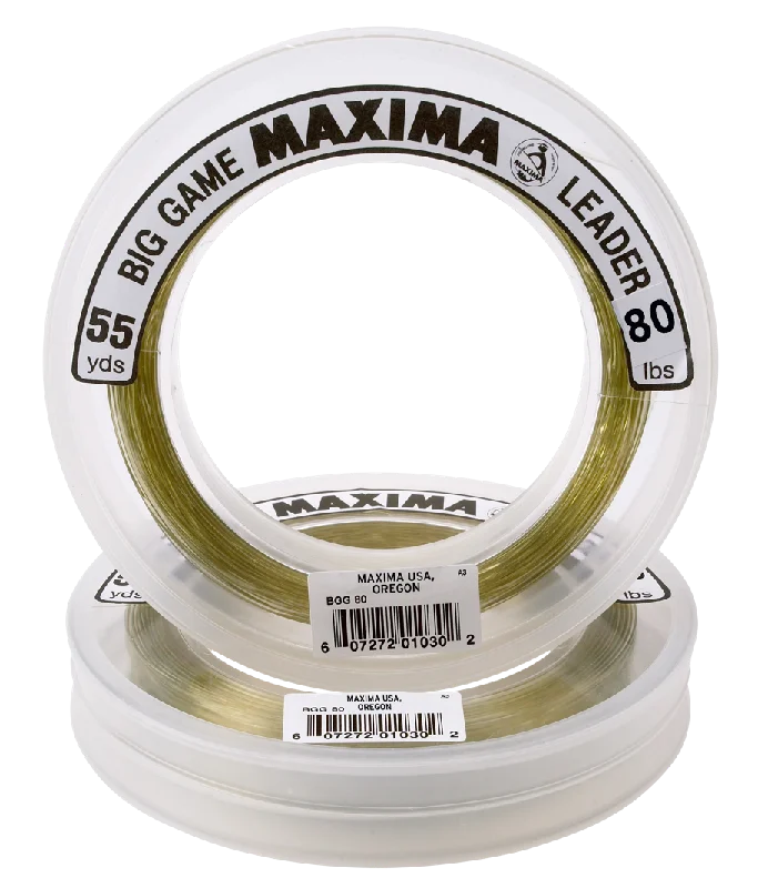 Fishing leaders for fluorocarbon baitcasting-Maxima Big Game Leader Wheel