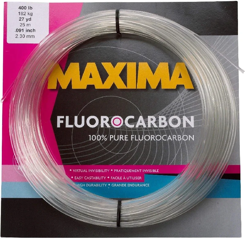 Fishing lines for fluorocarbon fly fishing-Maxima Fishing Line Fluorocarbon Leader Coils, Clear