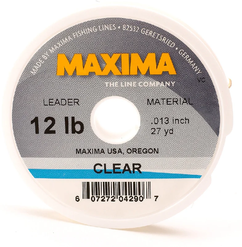 Fishing leaders for tropical rivers-Maxima Leader Wheels-Clear