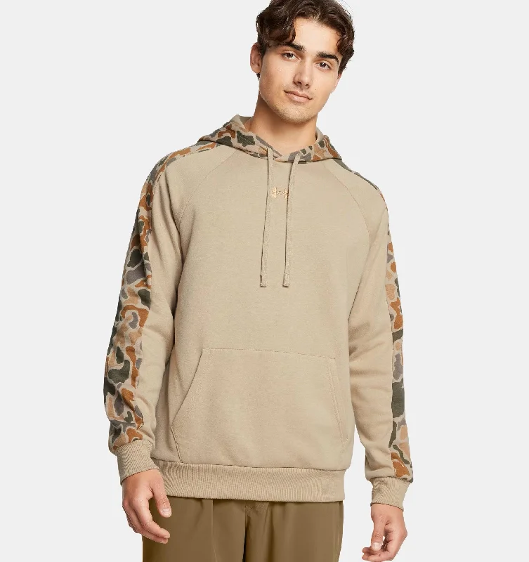 Premium fishing hoodies for tournament-ready comfort-Men's Under Armour Rival Fleece Camo Blocked Hoodie