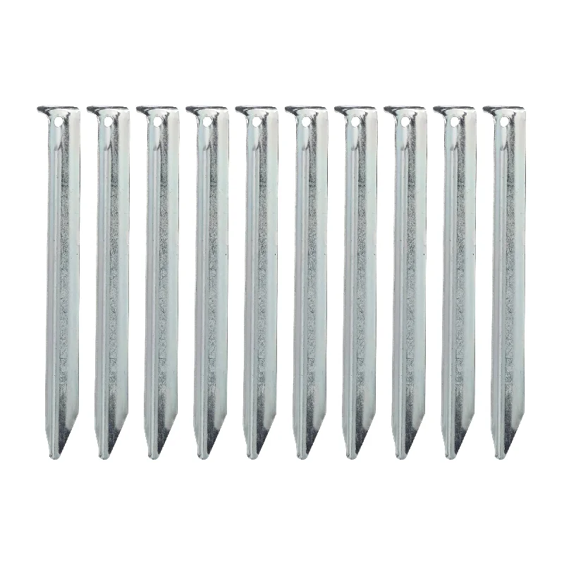 Steel Tent Stakes 18 cm 10-Pack