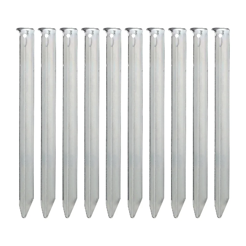 Steel Tent Stakes 23 cm 10-Pack