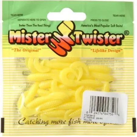 Mister Twister 2" Yellow Teeny