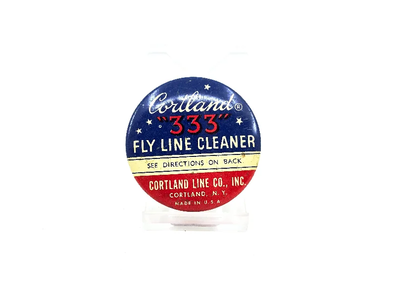 Fishing lines for coastal fishing-Cortland "333" Fly Line Cleaner Tin