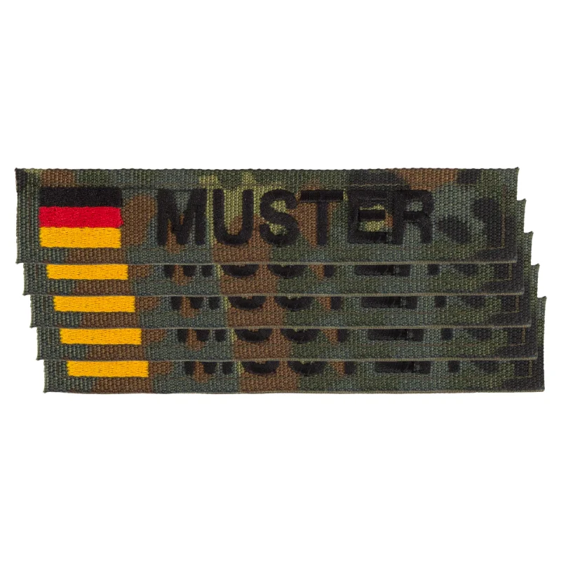 Name Tapes 5 Pack German Flag /