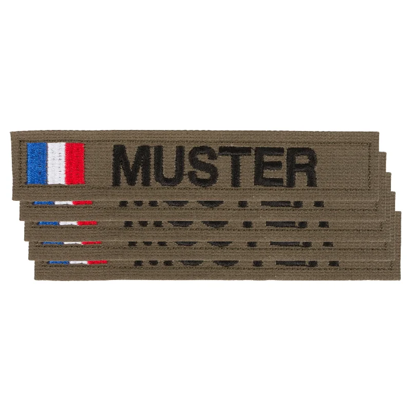 Name tapes 5 pack / France