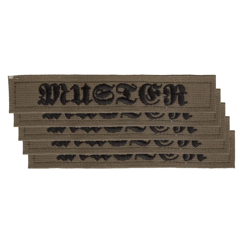 Name Tapes 5 pack / (Old German)