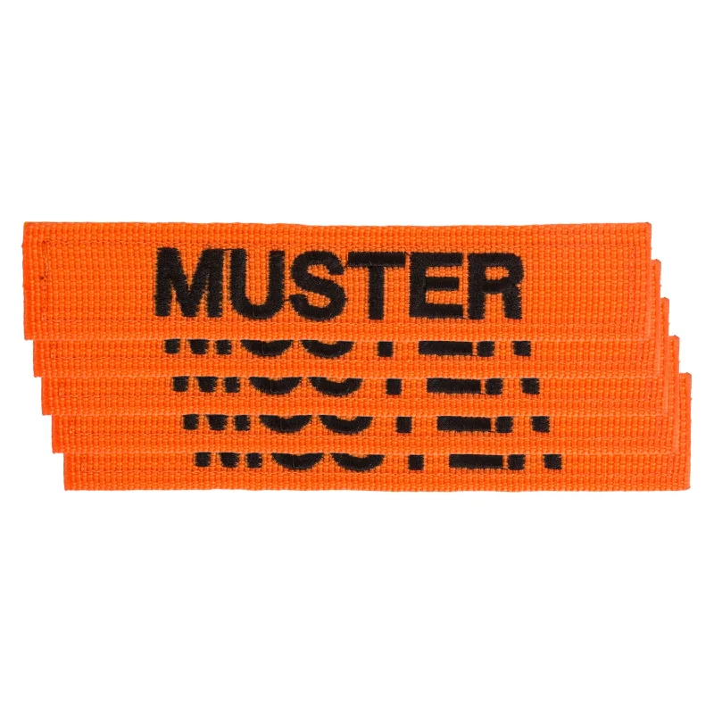 Name Tapes 5 pack orange/