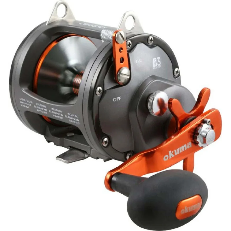 Fishing reels with reliable spool-Okuma Cold Water Wire Line Star Drag Reel