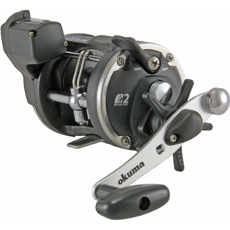 Fishing reels with quiet frame-Okuma Magda Pro Line Counter Trolling Reel