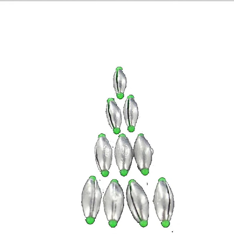 Fishing leaders for fluorocarbon spinning-P-Line Rubber Core Weights