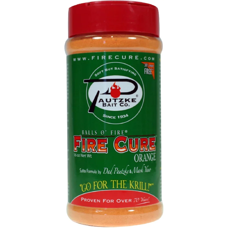 Pautzke Balls O' Fire Cure Fish Egg Cure - Orange