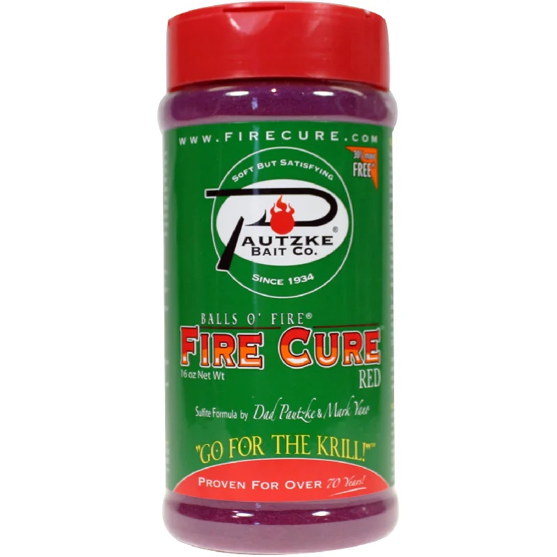 Pautzke Balls O' Fire Cure Fish Egg Cure - Red