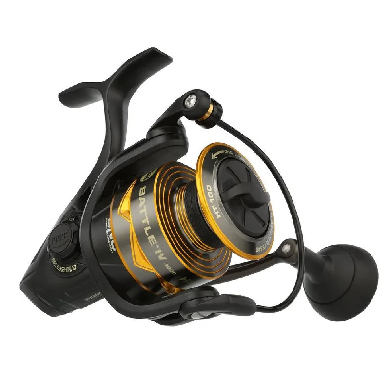 Fishing reels with sturdy drag-Penn Battle IV 4000HS Spinning Reel - BTLIV4000HS [1621731]