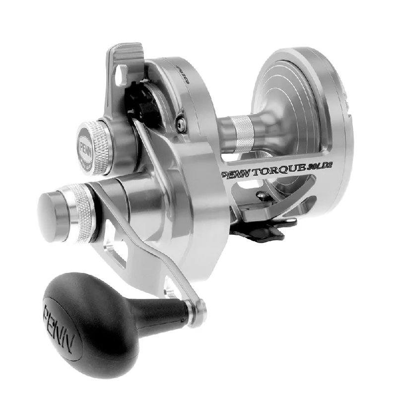 Fishing reels with strong body-PENN Torque Lever Drag 2 Speed Reel Silver TRQ30LD2S [1501853]