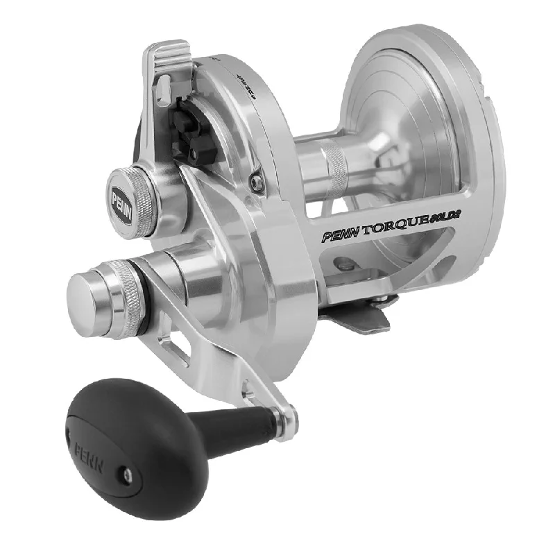 Fishing reels with long gears-PENN Torque Lever Drag 2 Speed Reel Silver TRQ60LD2S [1501856]