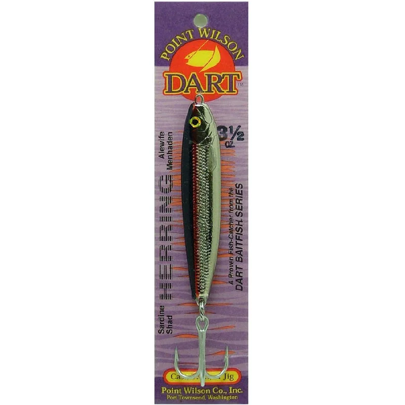 Point Wilson Dart Herring Jigs 4-3/4 Oz Blue Pearl