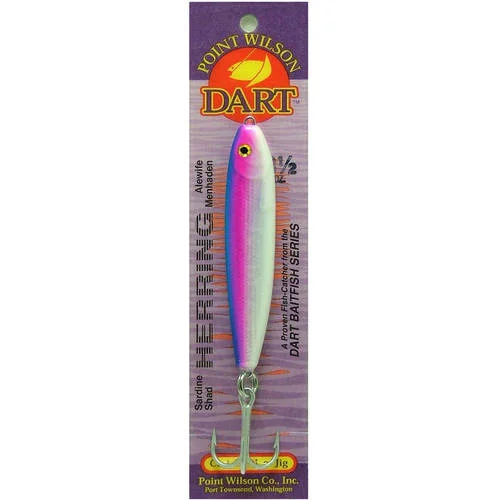 Point Wilson Herring Dart Jigging Spoon - 2-1/4 Oz. - Blue/Pearl