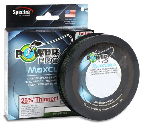 Fishing leaders for fluorocarbon jigging-PowerPro Maxcuatro Braided Fishing Line