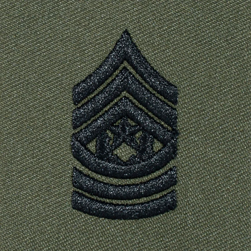 Rank Insignia U.S. Embroide CSM