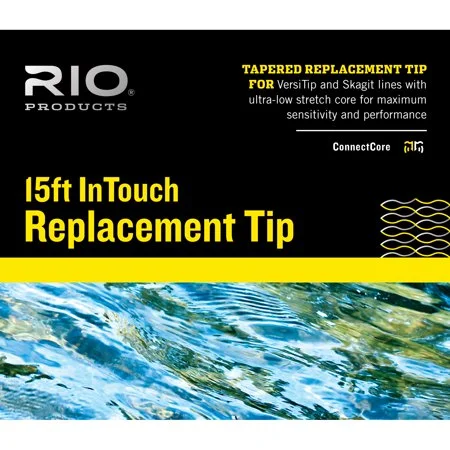 Fishing leaders for fluorocarbon baitcasting-Rio Fly Fishing Fly Line 15' InTouch Replacement Tip 7 S6 Fishing Line