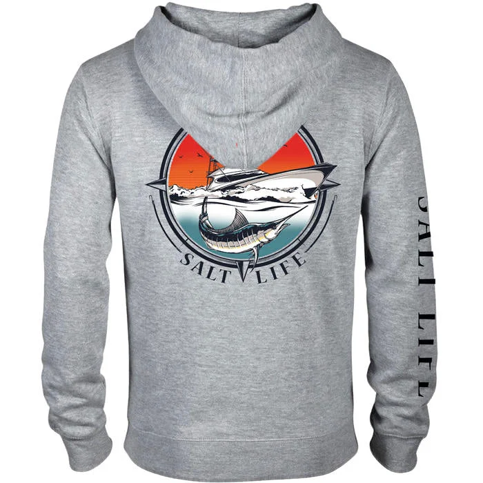 High-performance fishing hoodies for cold-weather trips-Salt Life Maritime Marlin Hoodie