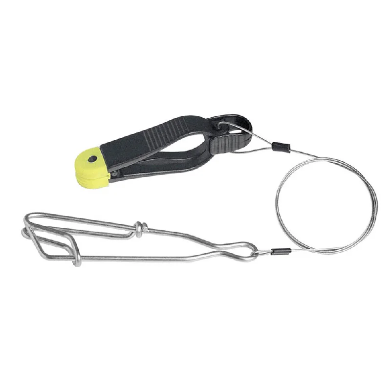 Fishing leaders for fluorocarbon trolling-SCOTTY 1183 Mini Power Grip Plus - 30 INCH Wire Leader with Stacking & Self-Locating Snap