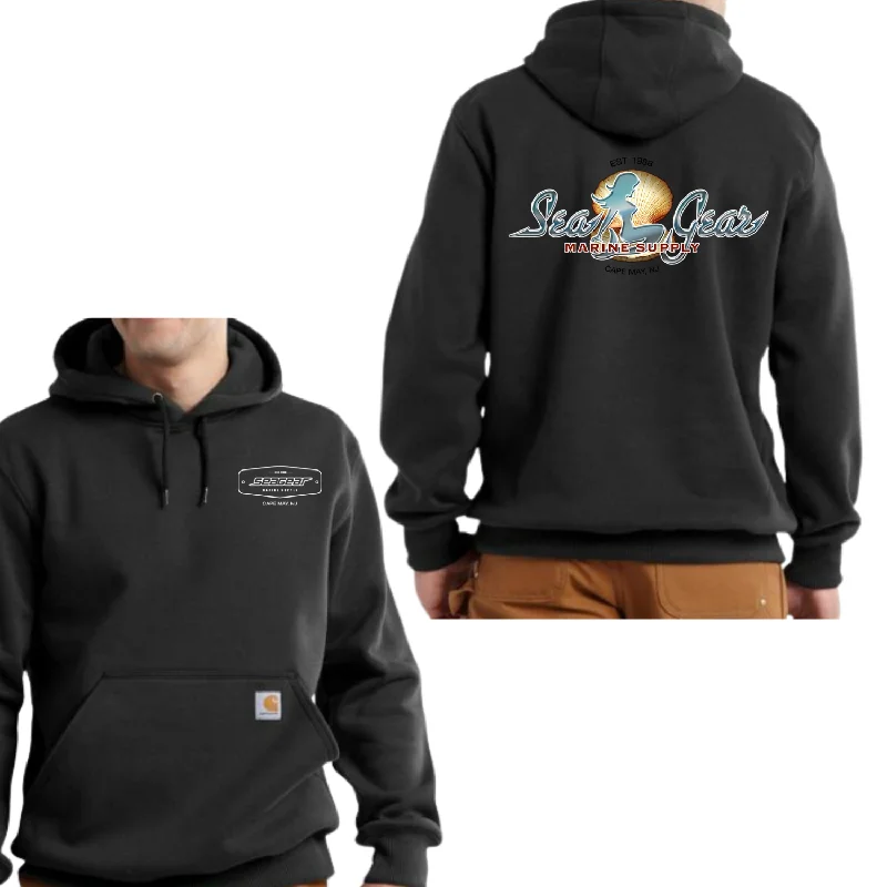 Fishing hoodies for enjoying long days on the water-Sea Gear- Carhartt Mud Flap Hoodie