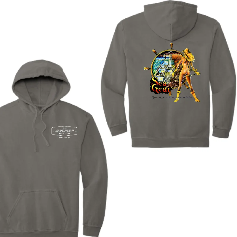 Warm fishing hoodies for winter fishing conditions-Sea Gear - Hiney Hoodie