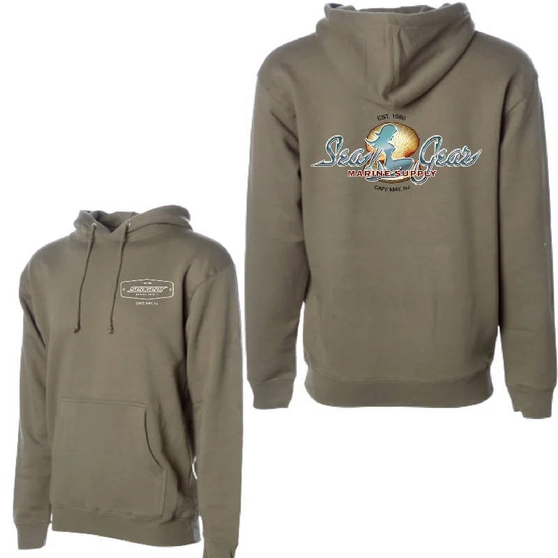 Stylish fishing hoodies with breathable fabric-Sea Gear - Mud Flap Hoodie