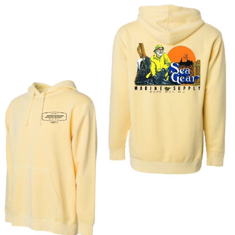 Stylish fishing hoodies for casual outings-Sea Gear - Old Man Hoodie