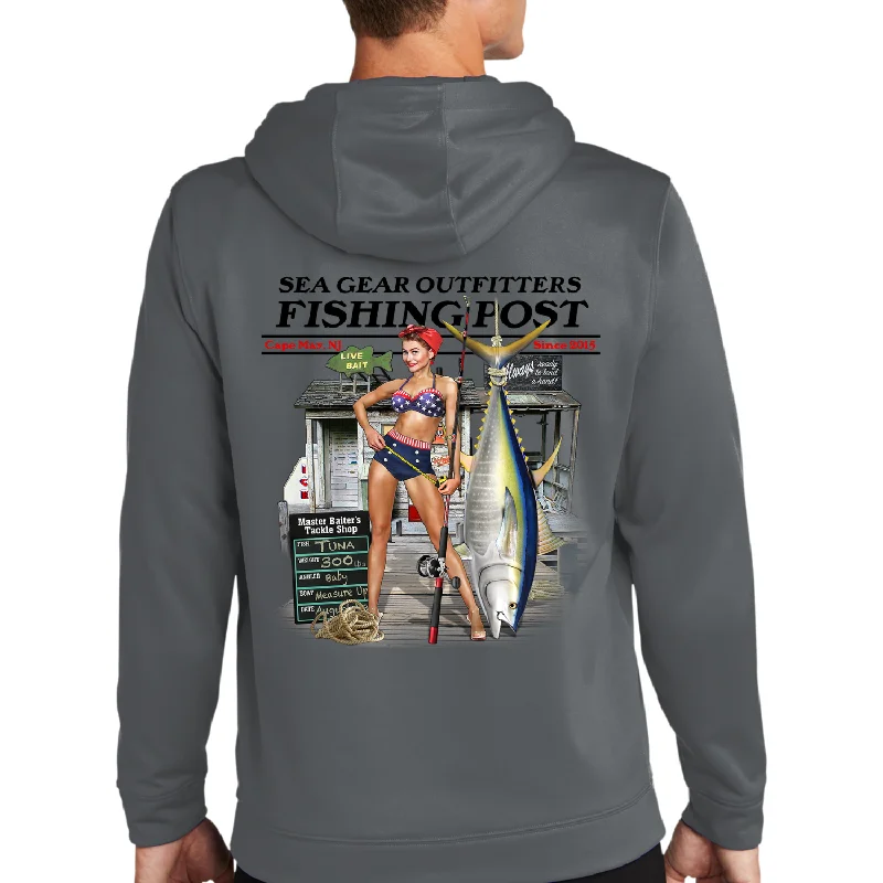 Stylish and trendy fishing hoodies for leisure wear-Sea Gear Outfitters - Tuna Girl Hoodie