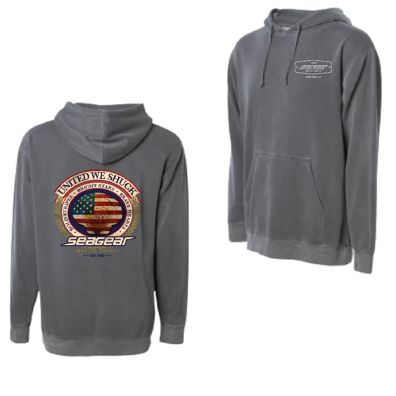 Fishing hoodies for ultimate comfort and protection-Sea Gear - United We Shuck Hoodie