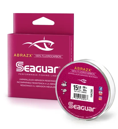 Fishing lines for pond fishing-Seaguar AbrazX Fluorocarbon Line