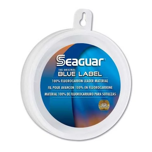 Fishing leaders for braided fly-Seaguar Blue Label 100% Flourocarbon Fishing Line (Dsf) 40Lbs 25Yds Break Strength/Length - 40Fc25