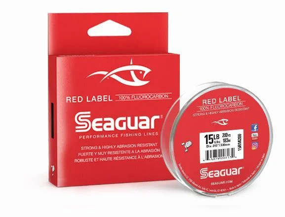 Fishing lines for reservoir fishing-Seaguar Red Label Fluorocarbon Line 200yds